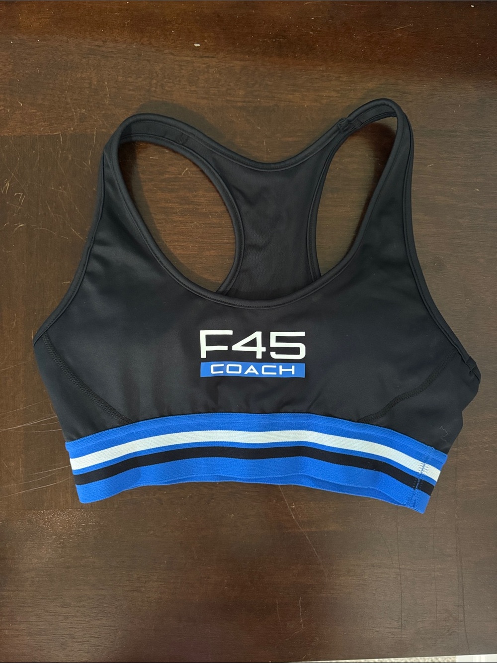 F45 Coach Black Sports Bra